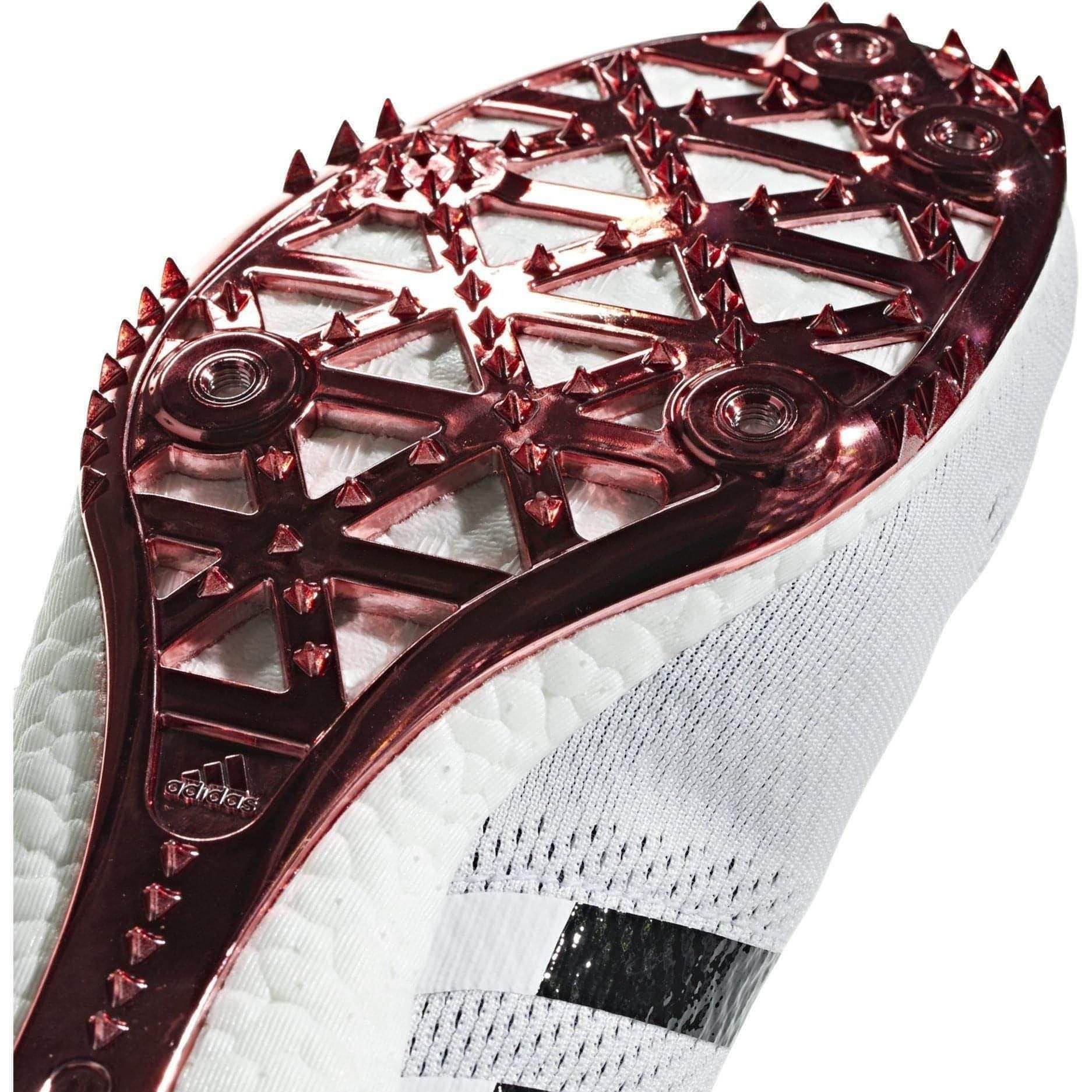 adidas Adizero Avanti Boost Running Spikes - White