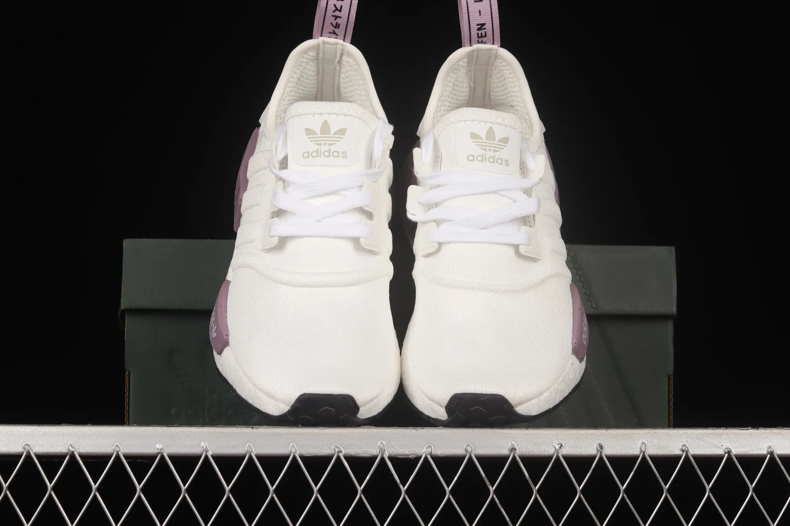 Adidas NMD R1 Boost Cloud White Purple Core Black DB8024