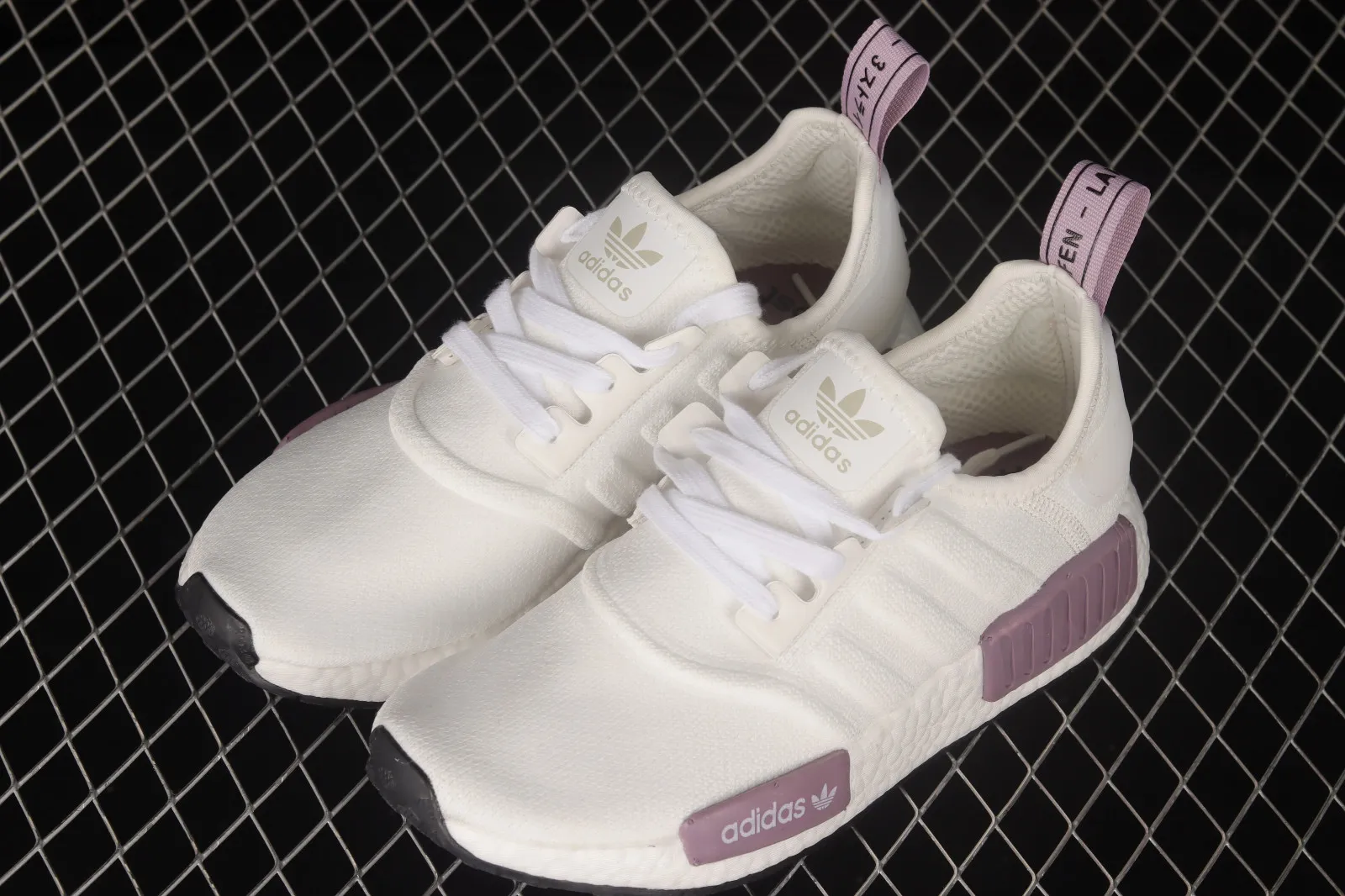 Adidas NMD R1 Boost Cloud White Purple Core Black DB8024