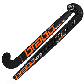 Brabo Elite 2 WTB Forged Carbon Extra Low Bow Hockey Stick 2024