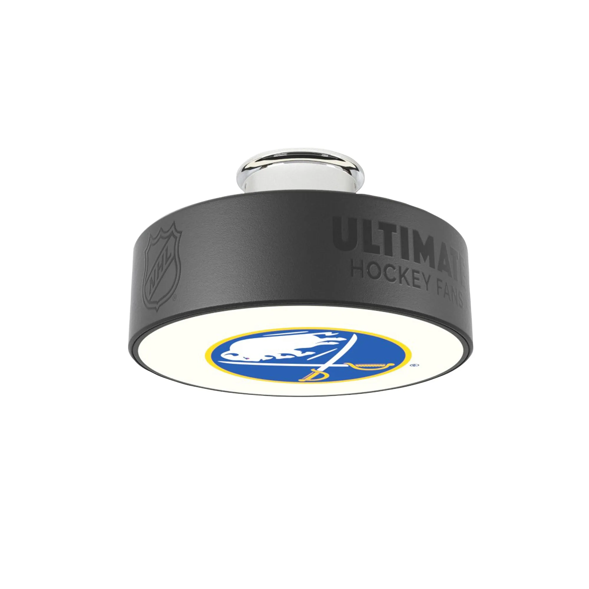 Buffalo Sabres Primary Logo Hockey Puck Light