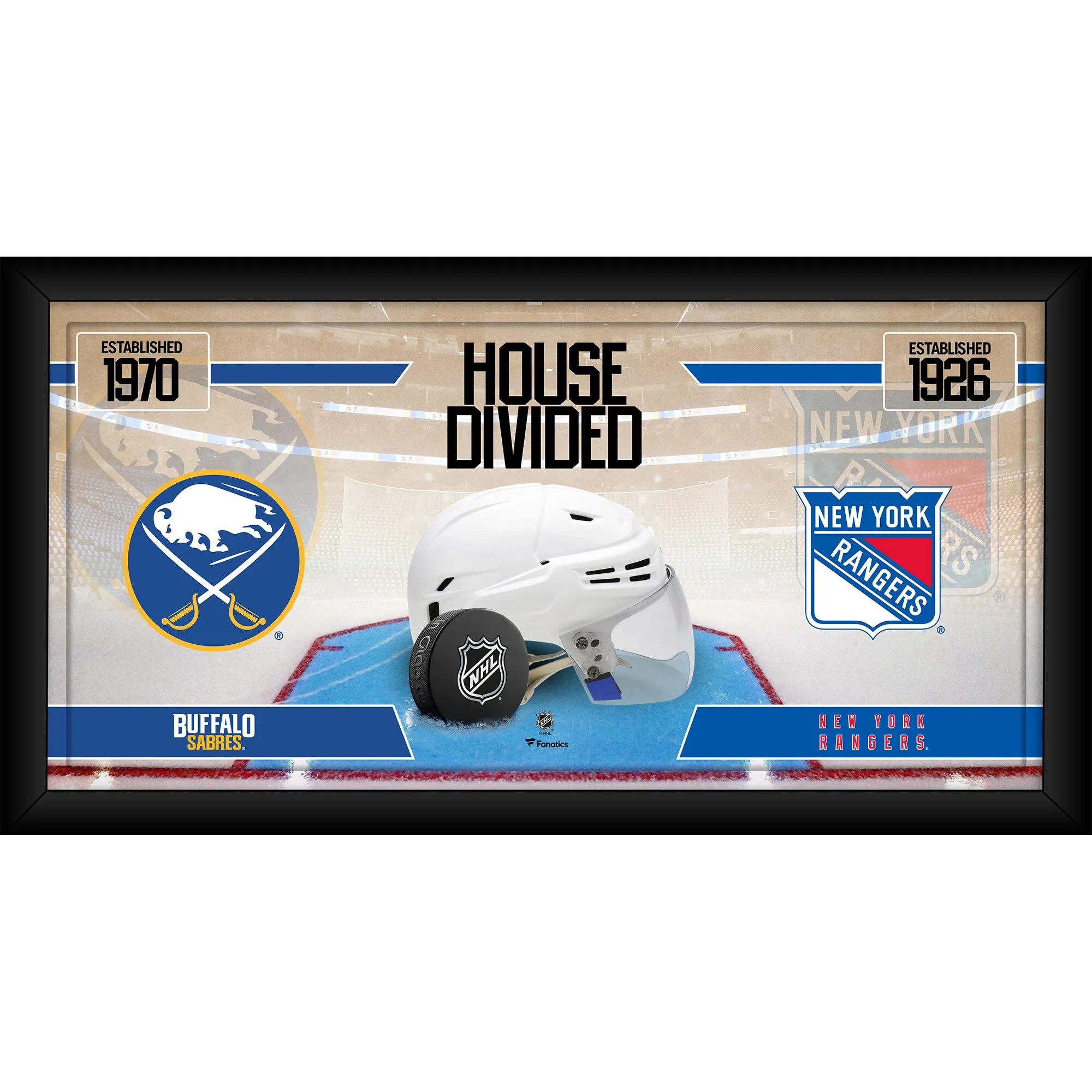 Buffalo Sabres vs. New York Rangers Framed 10