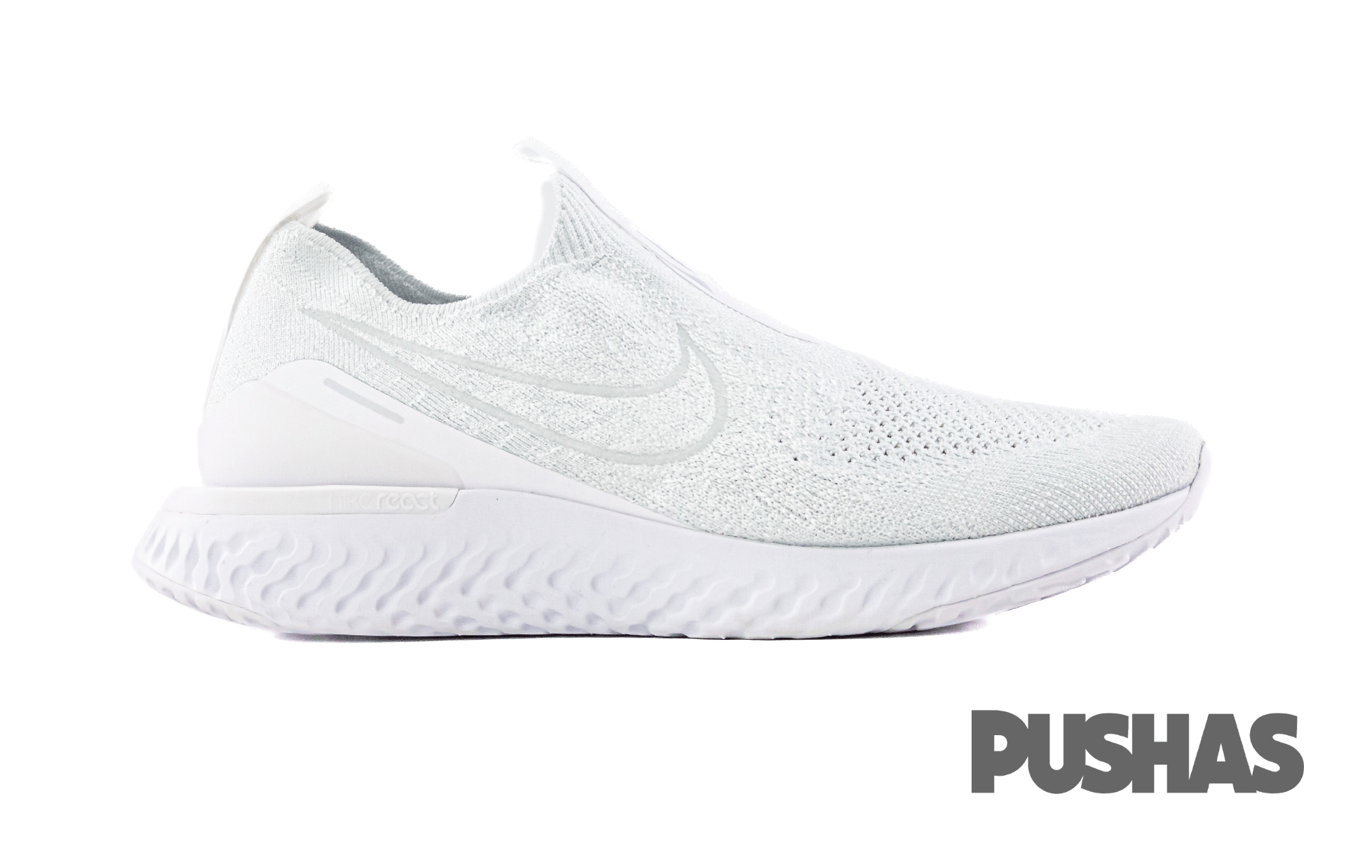 Epic Phantom React Flyknit 'White Pure Platinum' W (2019)