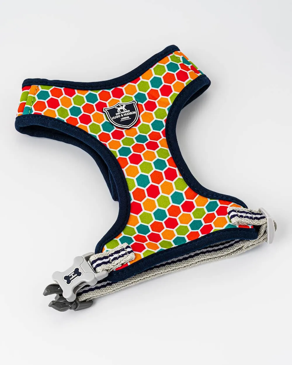 Fabric Dog Harness - Geometric Multi-color