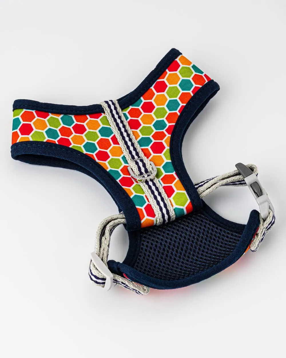 Fabric Dog Harness - Geometric Multi-color