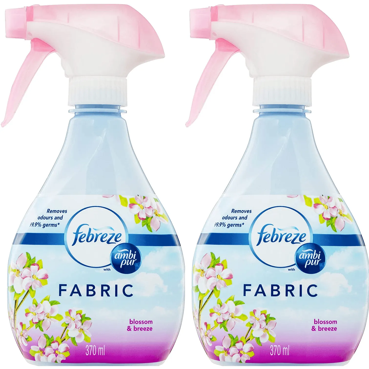 Febreze Ambi Pur Fabric Spray Blossom Breeze 370mL Pack 2