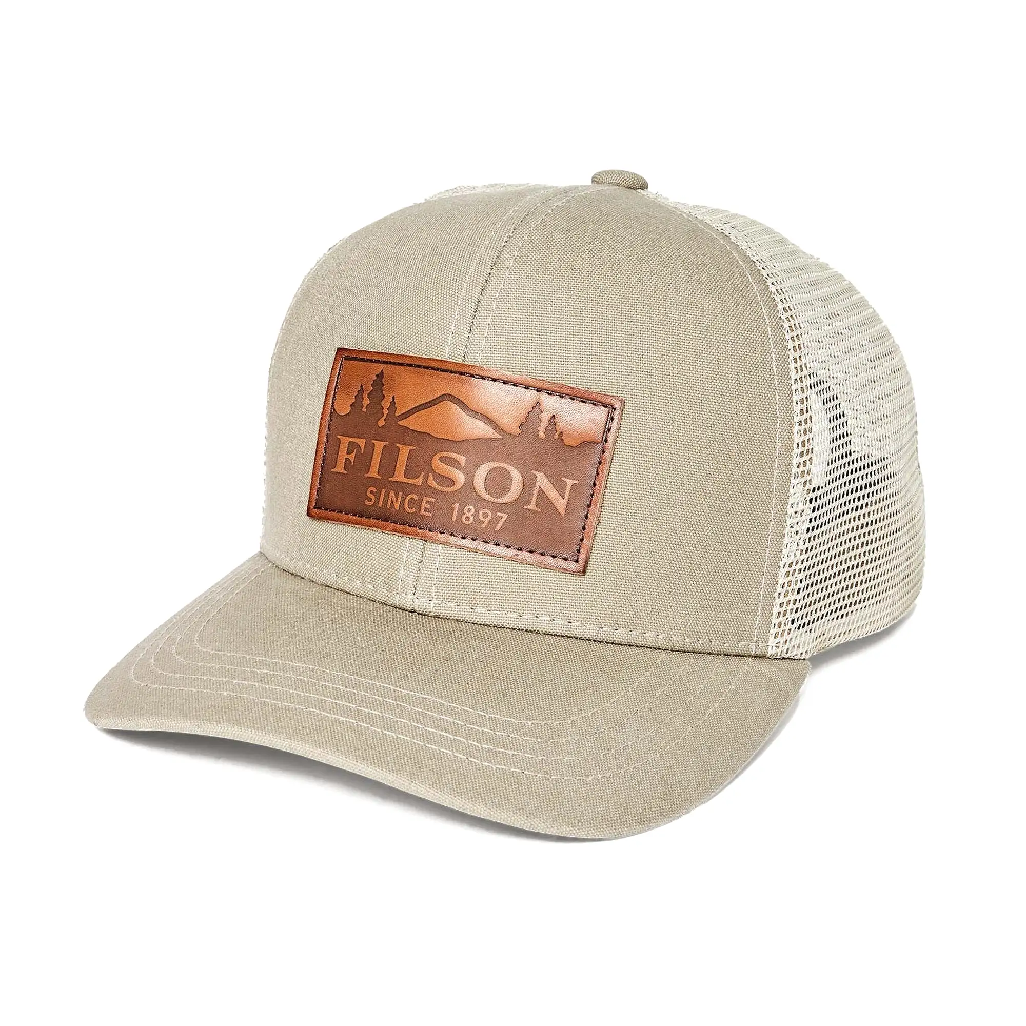 Filson Dry Tin Logger Mesh Cap - Gray Khaki