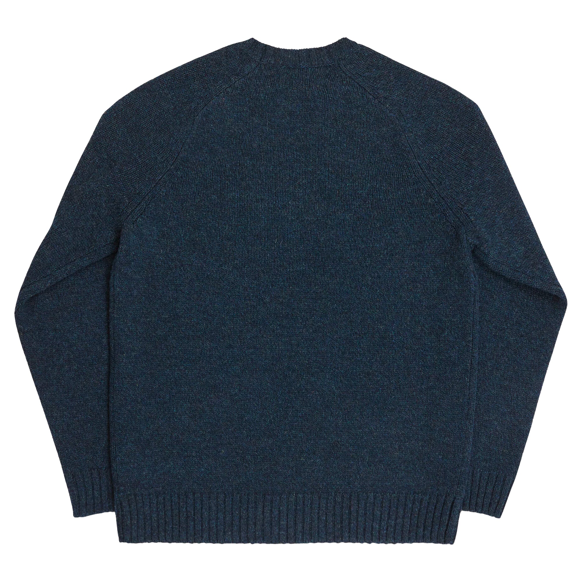 Filson Kintyre Irish Wool Five Gauge Sweater - Blue / Green Melange