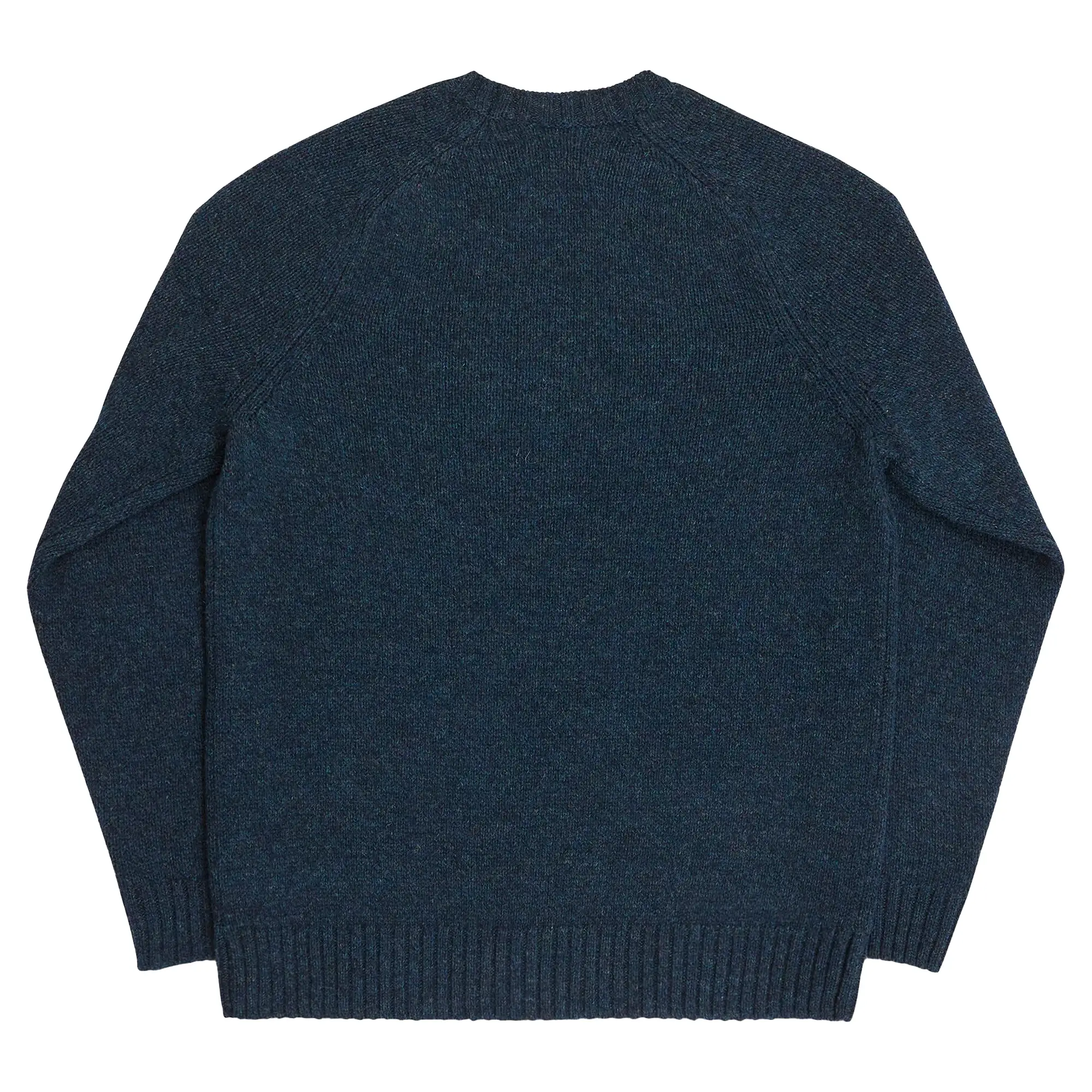 Filson Kintyre Irish Wool Five Gauge Sweater - Blue / Green Melange