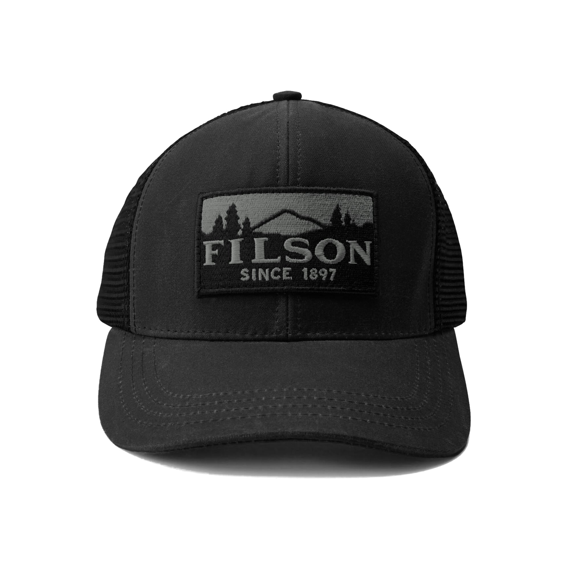 Filson Logger Mesh Cap - Oil Finish Black