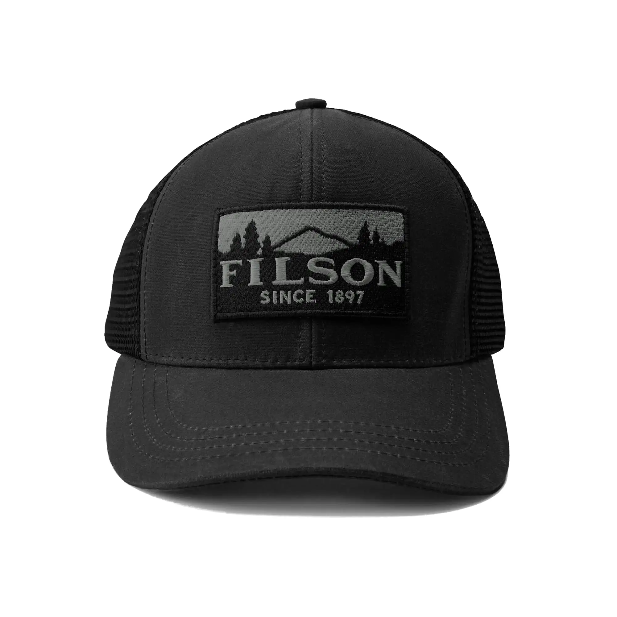 Filson Logger Mesh Cap - Oil Finish Black