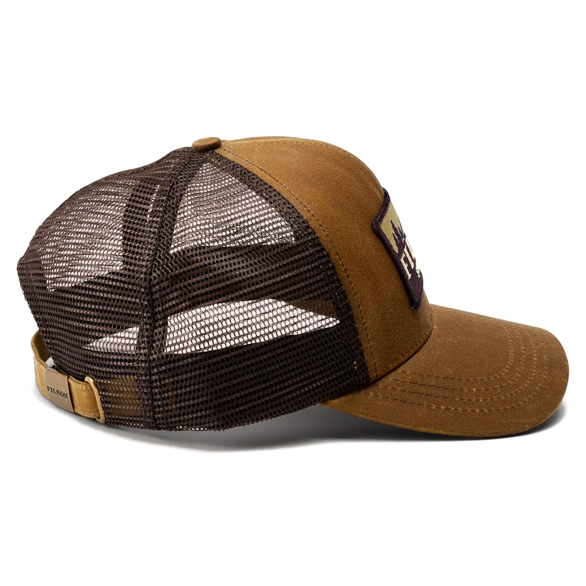 Filson Logger Mesh Cap - Oil Finish Dark Tan