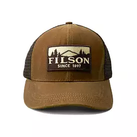 Filson Logger Mesh Cap - Oil Finish Dark Tan