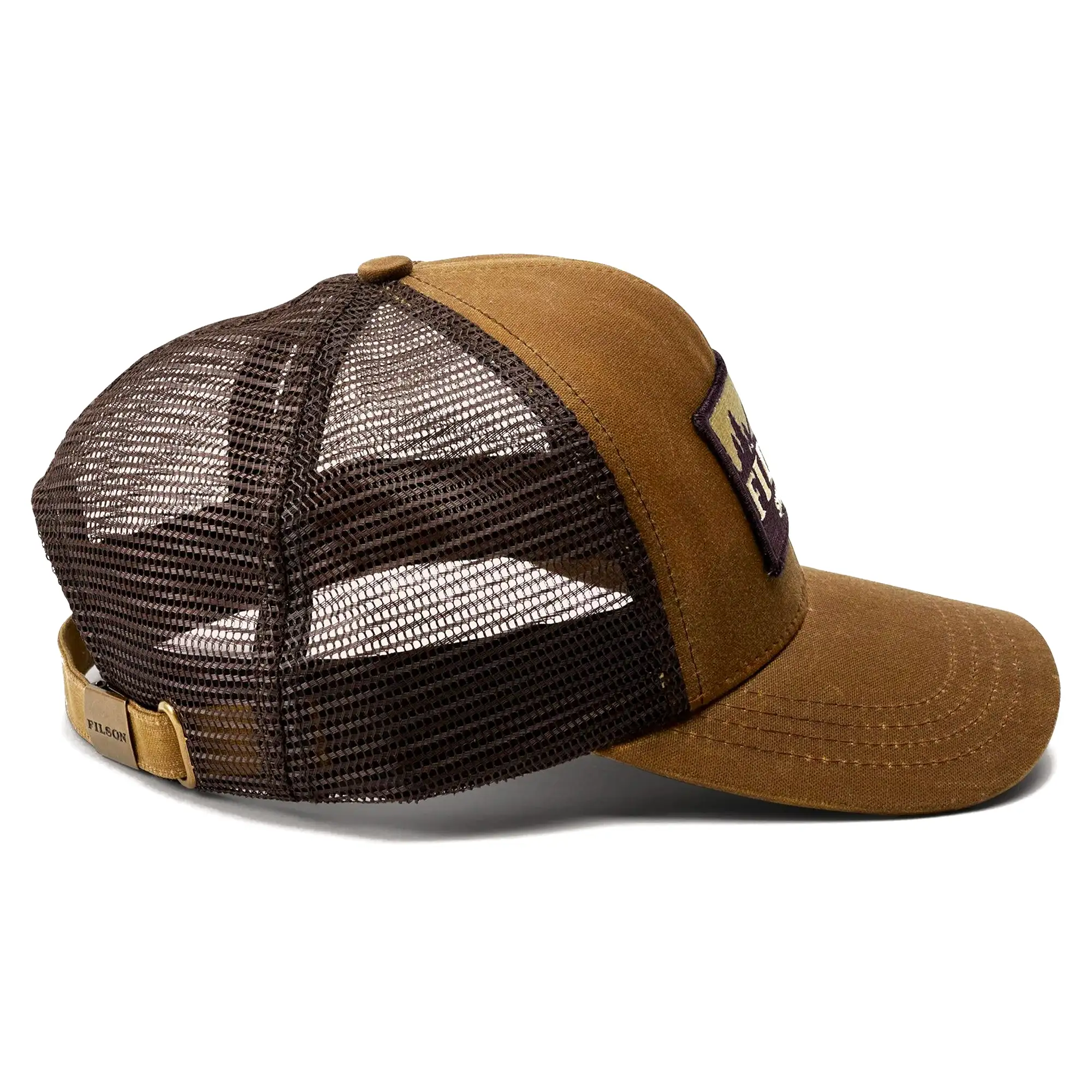 Filson Logger Mesh Cap - Oil Finish Dark Tan