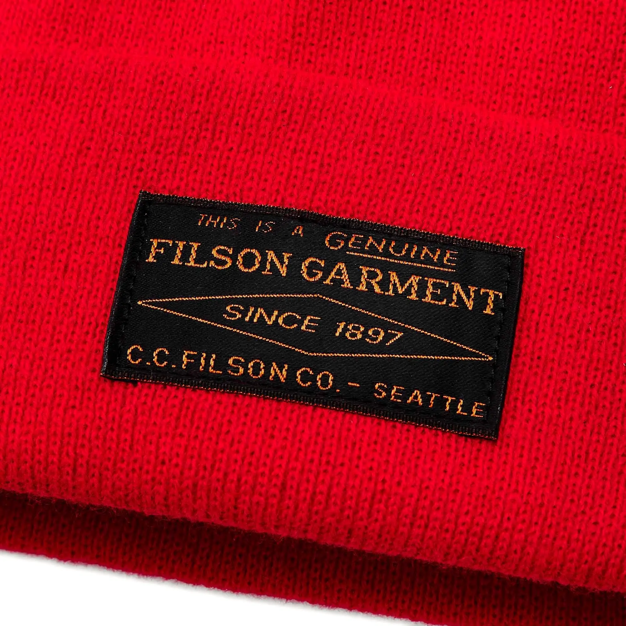 Filson New Ballard Watch Cap - Red