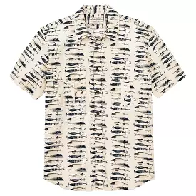 Filson Short Sleeve Washed Feather Cloth Shirt - Lures Natural