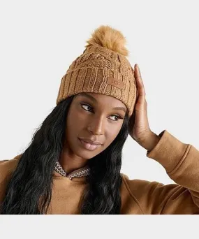 Finishline Women's UGG Cable Pom Beanie Hat