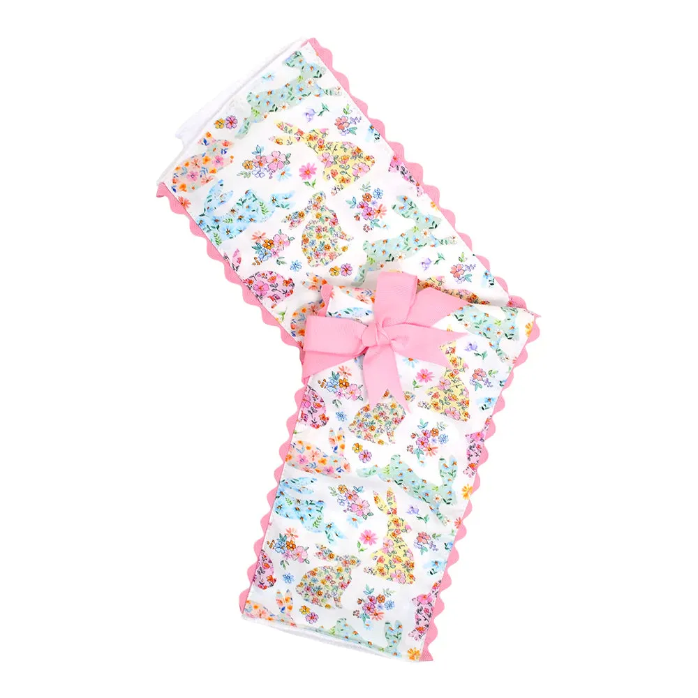 Garden Fancy Fabric Burp Cloth