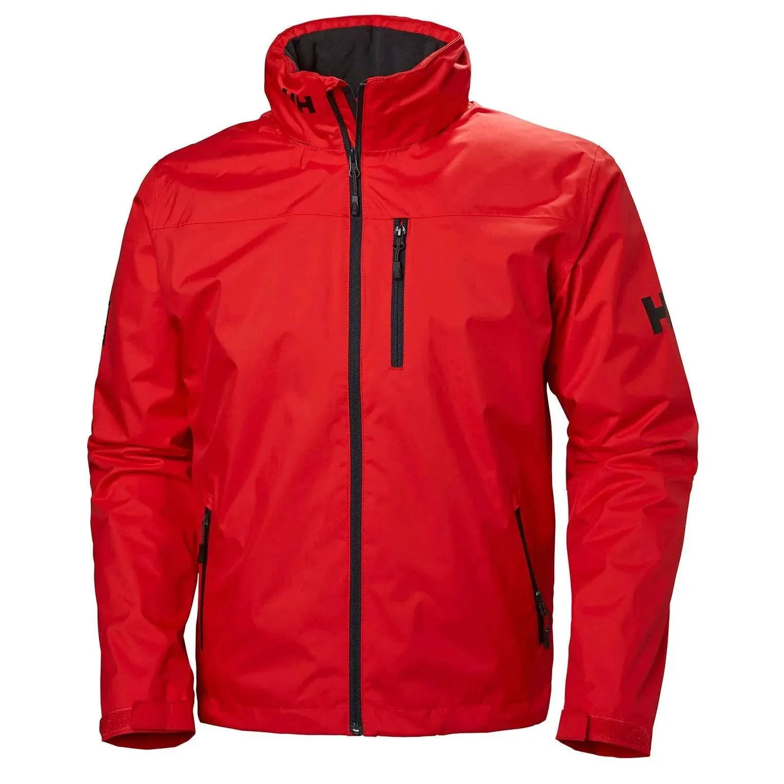 Helly Hansen Unisex Crew Hooded Midlayer Sailing Jacket - Alert Red