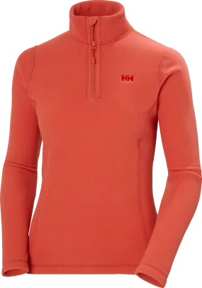 Helly Hansen Women's Daybreaker 1/2 Zip Fleece Red | Buy Helly Hansen Women's Daybreaker 1/2 Zip Fleece Red here | Out