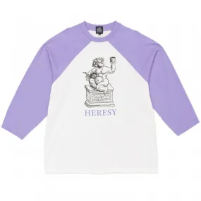 Heresy Bacchus Baseball Shirt (Lavender/White)