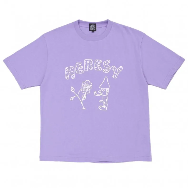 Heresy Naturist T-Shirt (Lavendar)