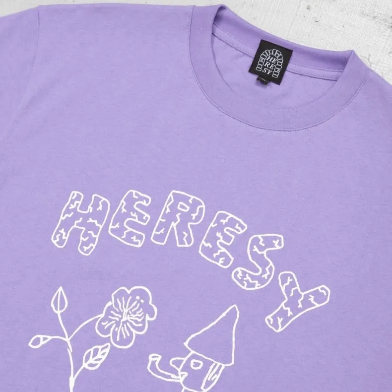 Heresy Naturist T-Shirt (Lavendar)