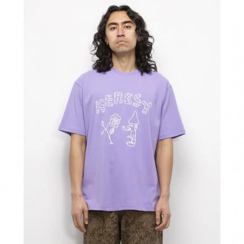 Heresy Naturist T-Shirt (Lavendar)