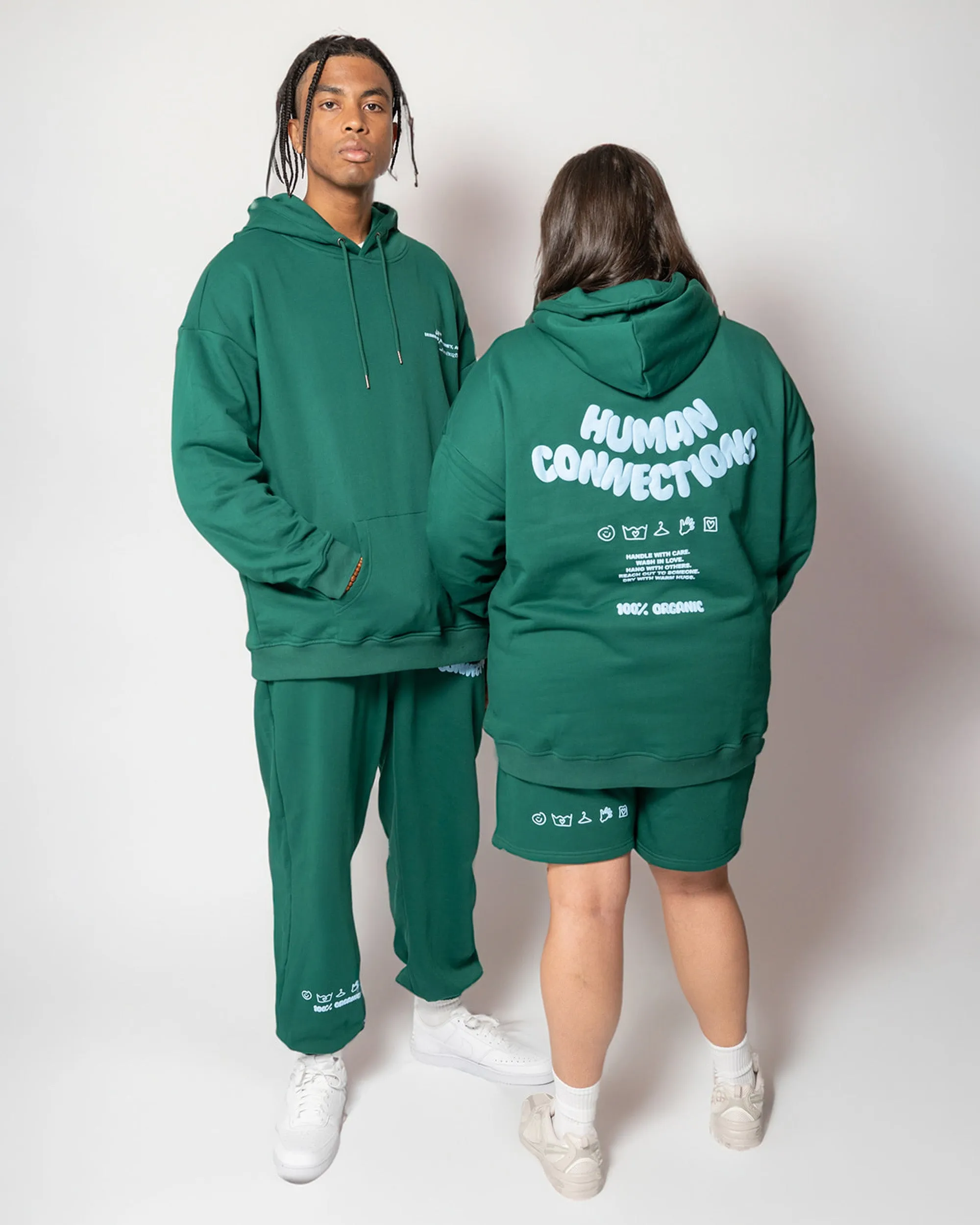 Human Connection Trackpant - Rain Forest