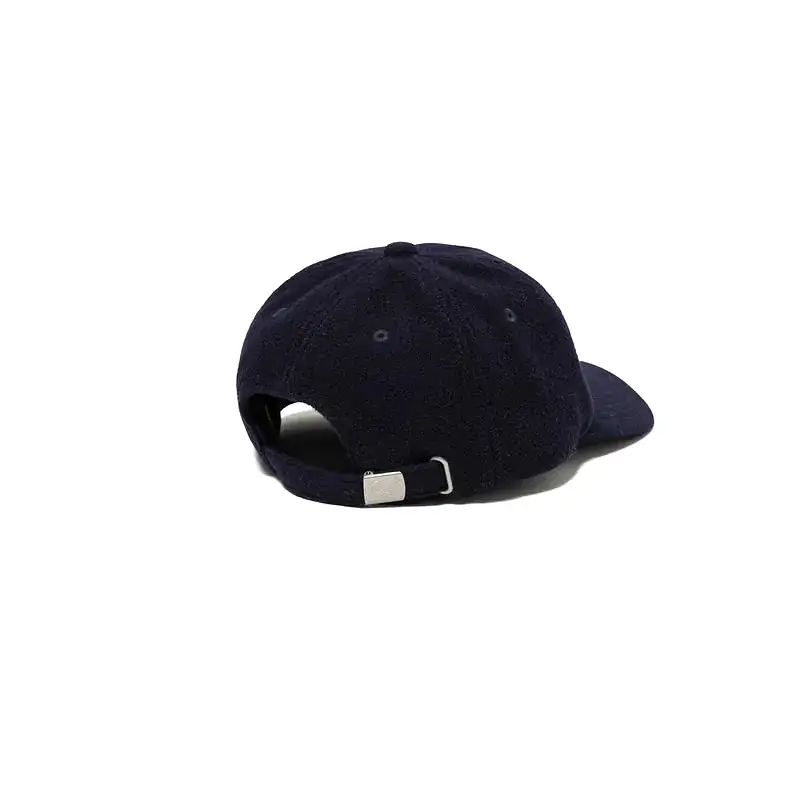 HUMAN MADE 6 PANEL WOOL CAP - NAVY