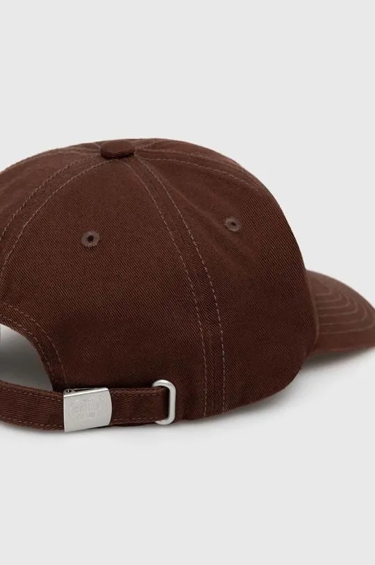 Human Made cotton baseball cap brown color HM27GD015