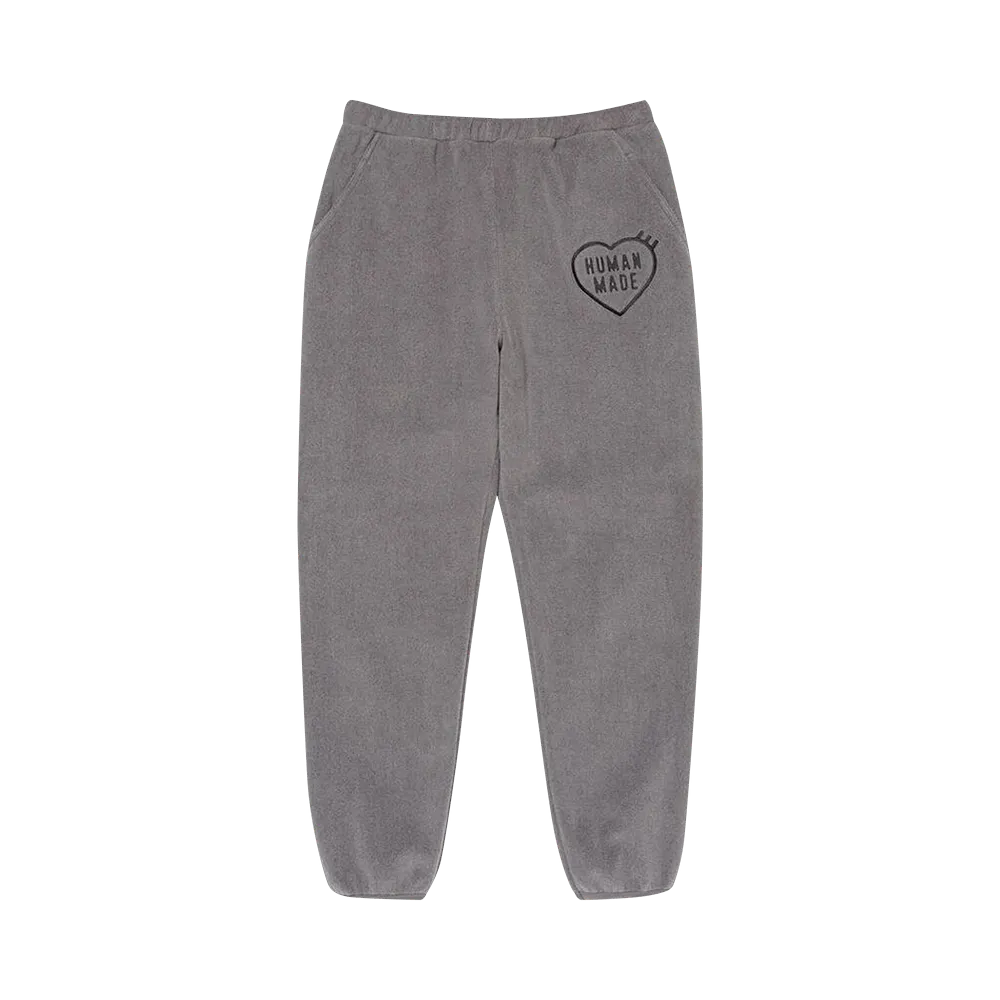 HUMAN MADE FLEECE PANTS - GREY