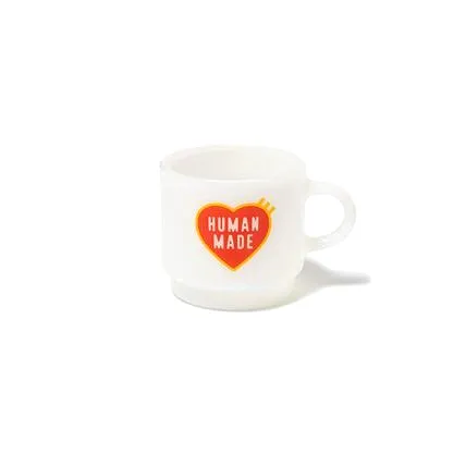 HUMAN MADE GLASS MUG - WHITE