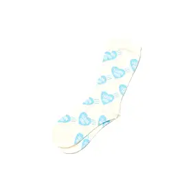 HUMAN MADE HEART SOCKS.- BLUE