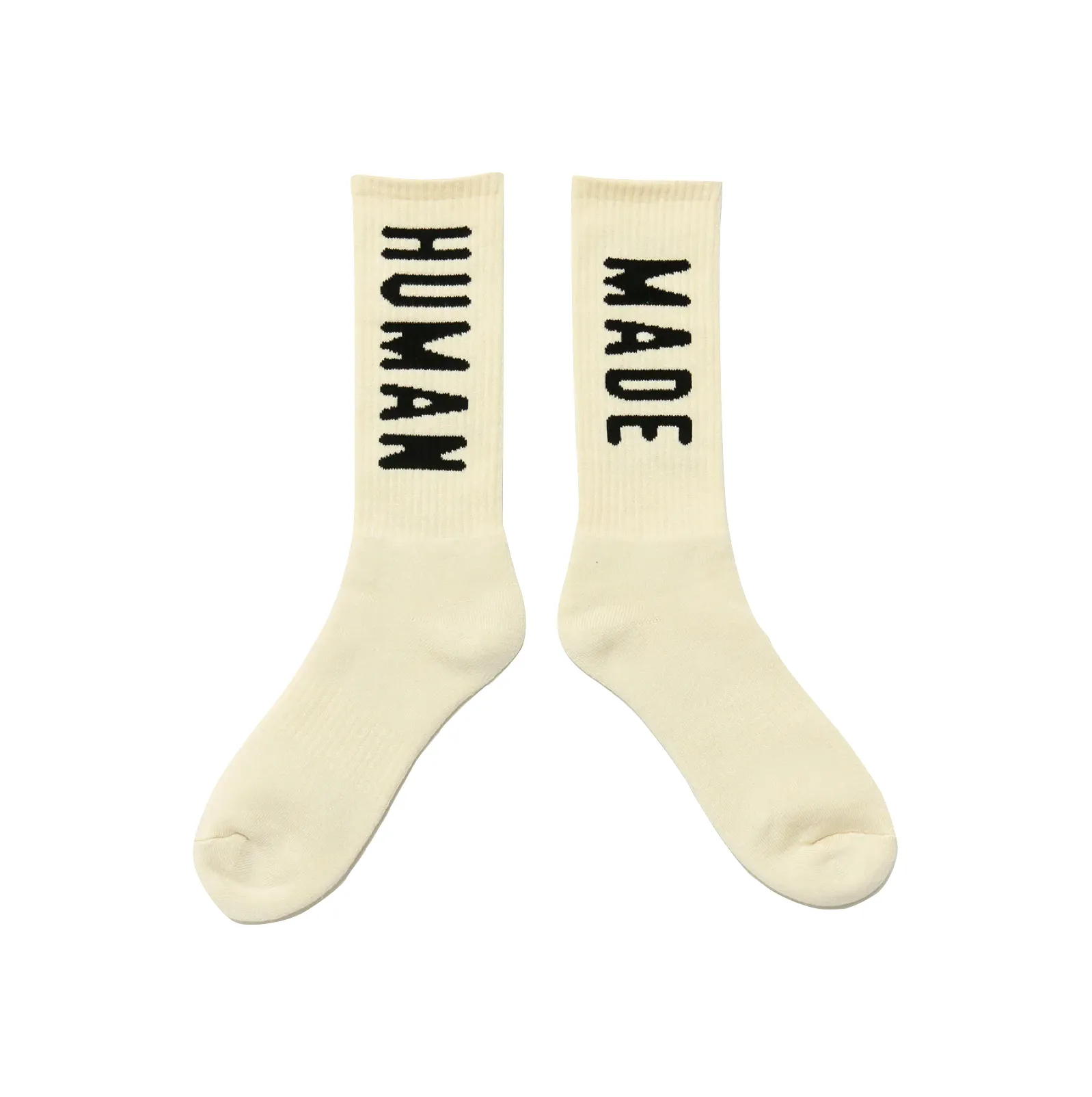 HUMAN MADE HM LOGO SOCKS - WHITE