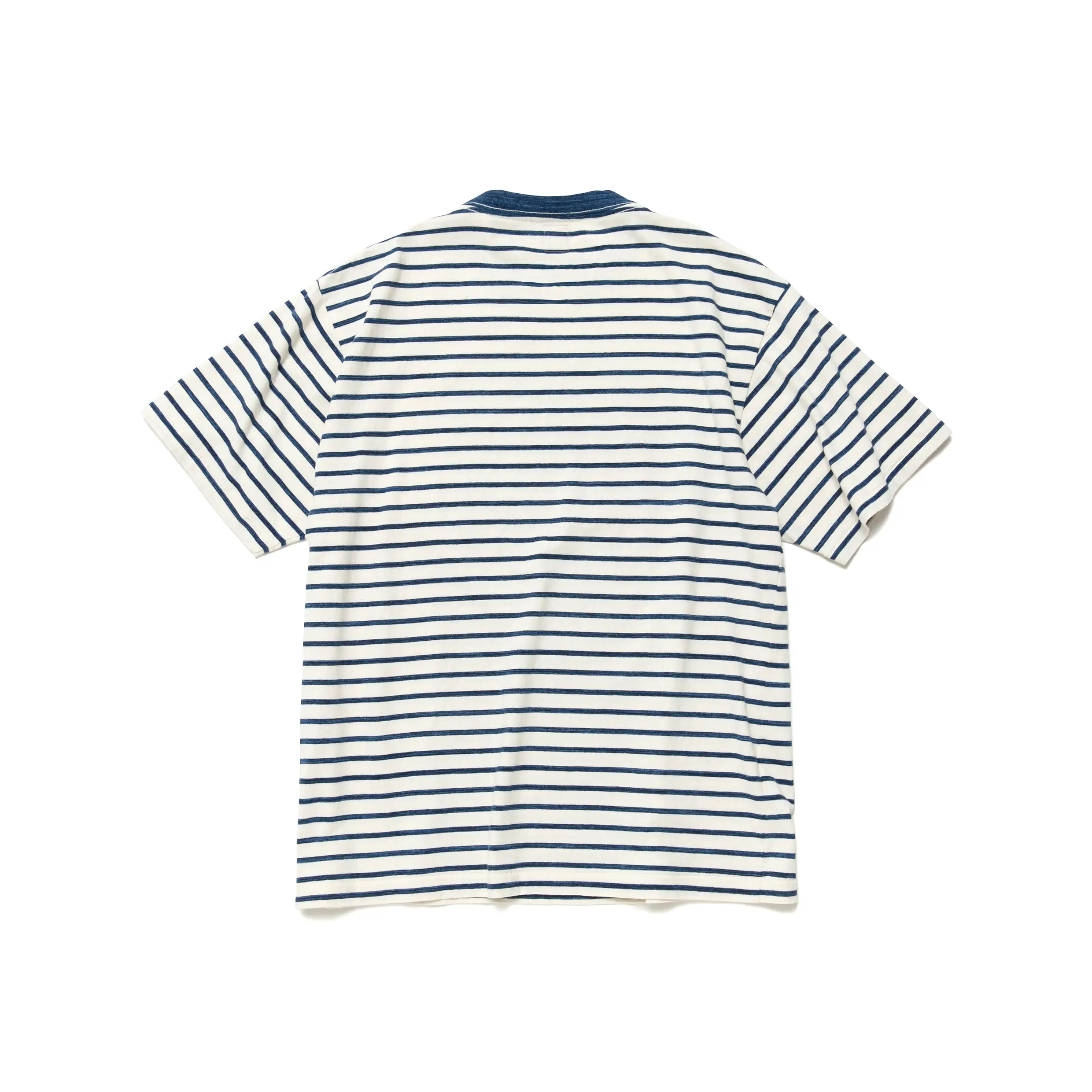 HUMAN MADE STRIPED HEART T-SHIRT - NAVY