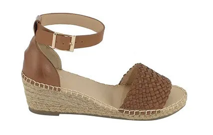 Human Premium Habit Woven Leather Wedge Sandal