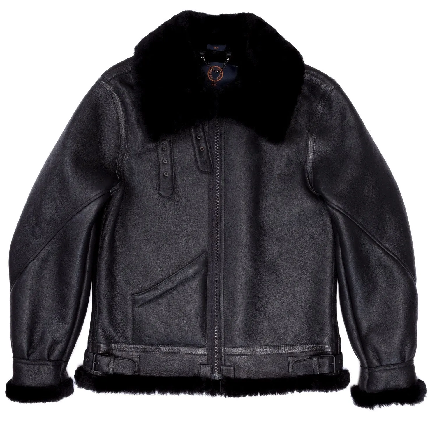 Human Scales Burt Black Shearling