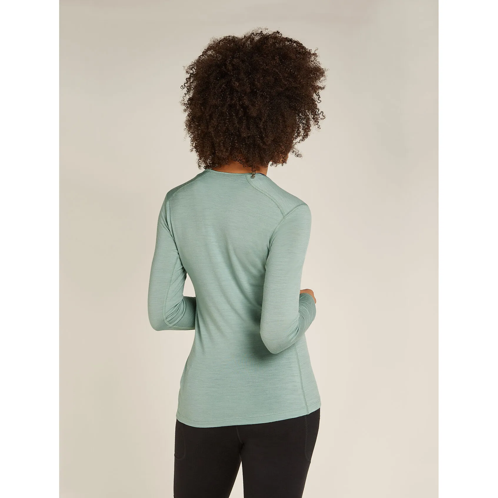 Icebreaker 200 Oasis Long Sleeve Crewe Mountain Pulse Women's