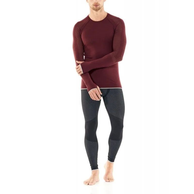 icebreaker  Mens 200 Zone Seamless LS Crewe - Intimo lana merinos - Uomo