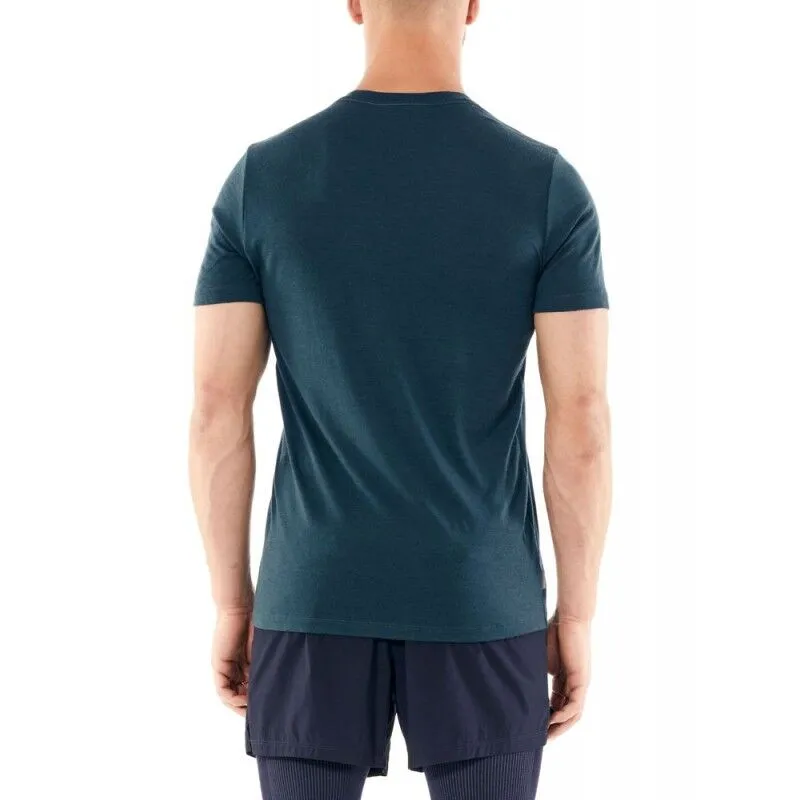 icebreaker  Mens Tech Lite SS Crewe Heating Up - Maglia merino - Uomo