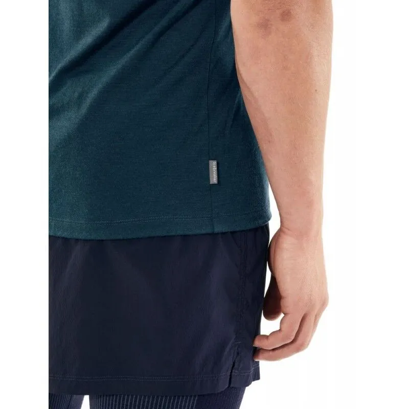 icebreaker  Mens Tech Lite SS Crewe Heating Up - Maglia merino - Uomo