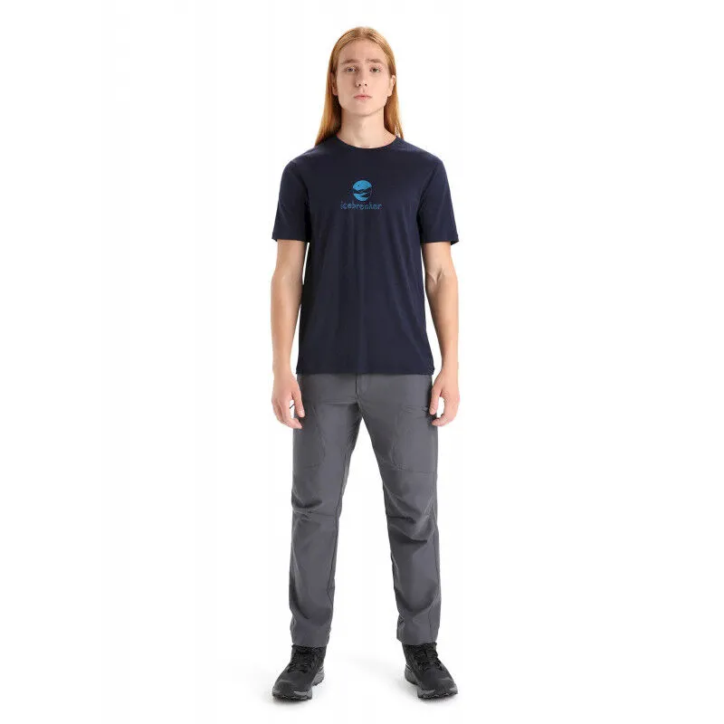 icebreaker  Tech Lite II SS Tee Icebreaker Essential Logo - Maglia merino - Uomo