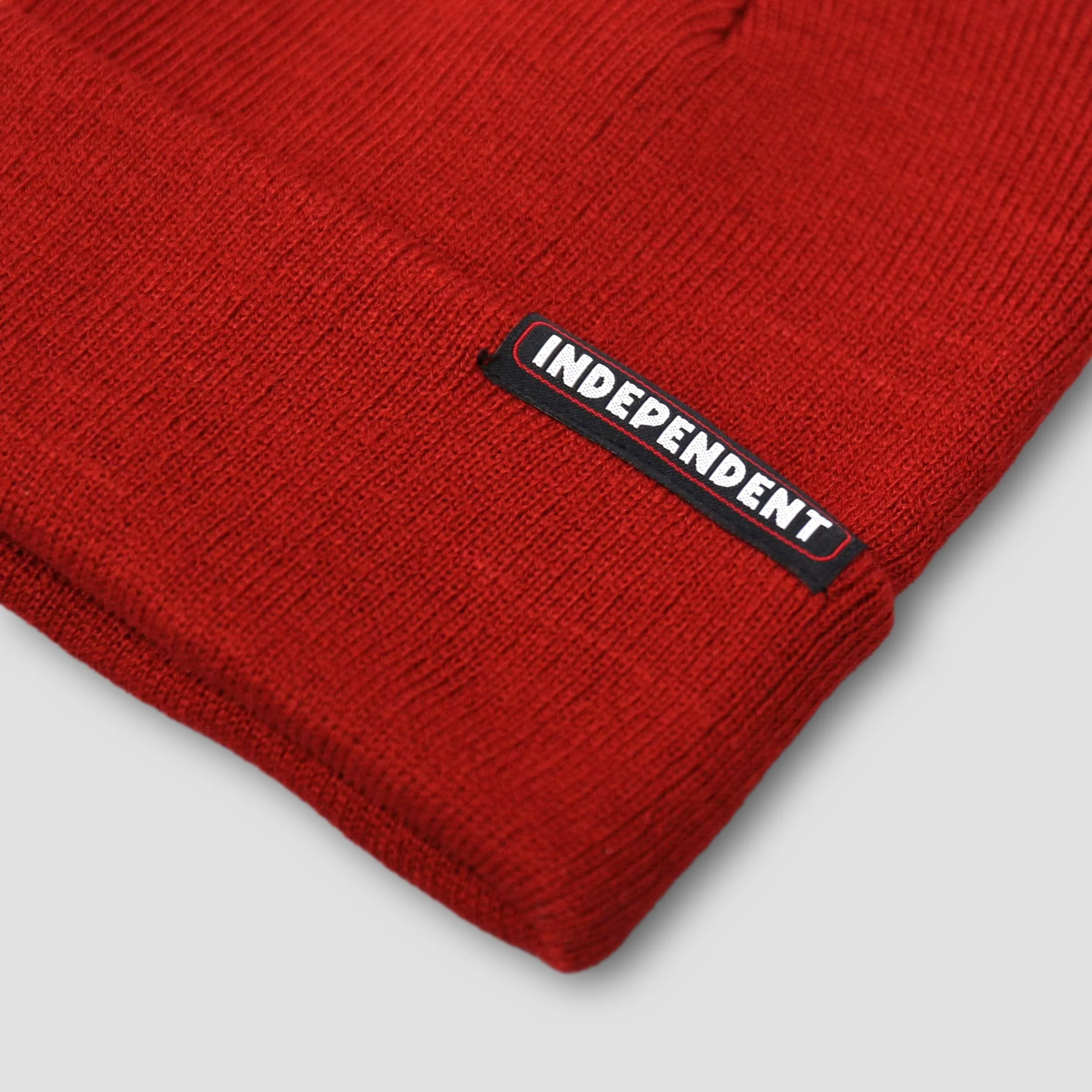 Independent Bar Beanie Cardinal Red