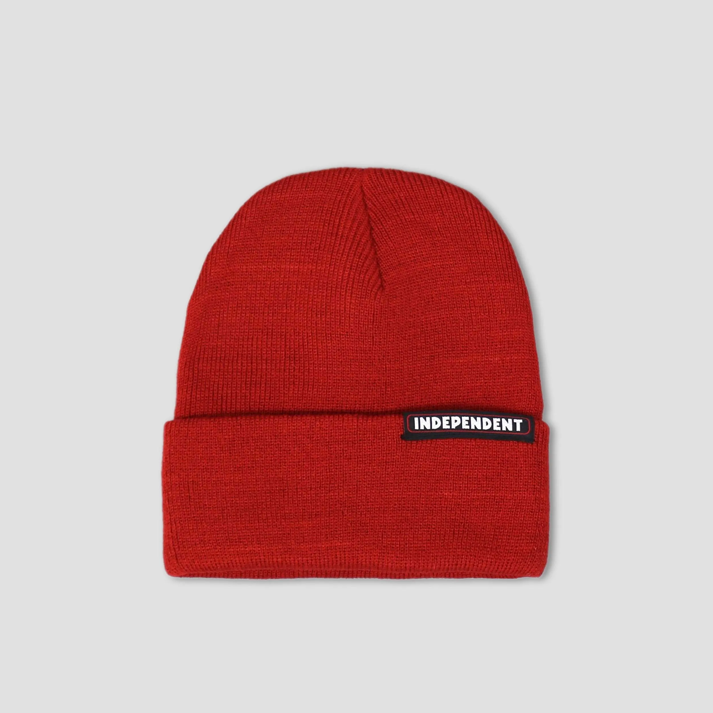 Independent Bar Beanie Cardinal Red