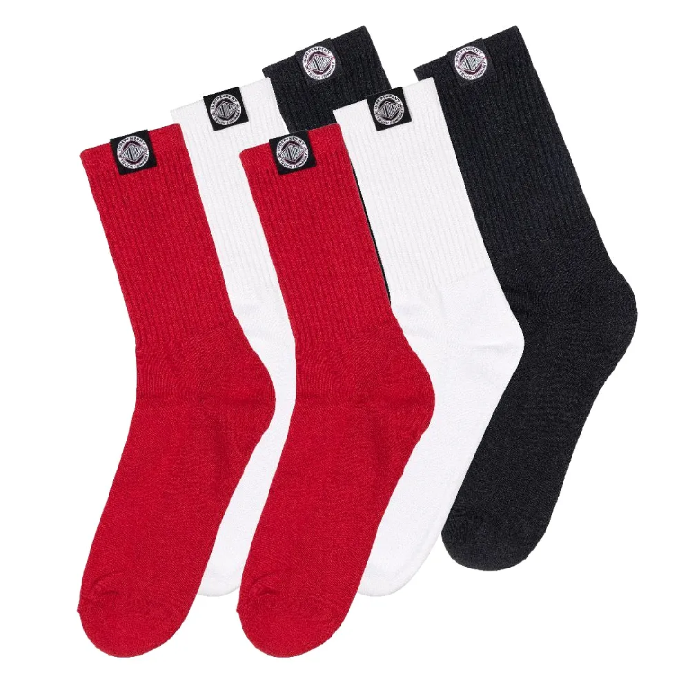 Independent Built To Grind Crew Sock 3 Pack Multi