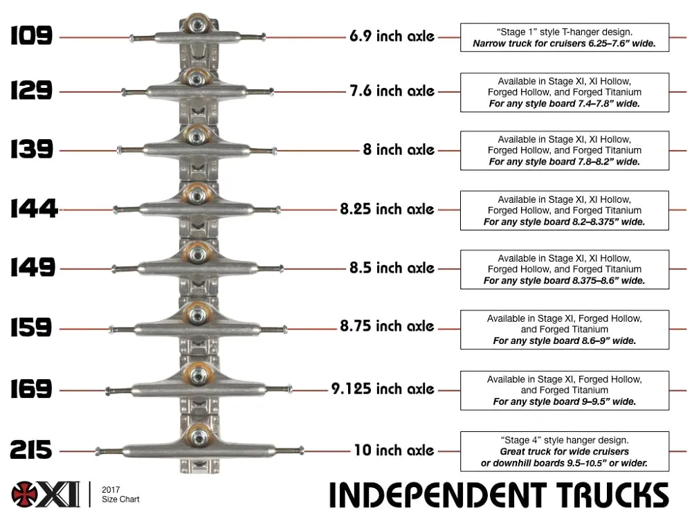 Independent Forged Hollow Silver Trucks 139