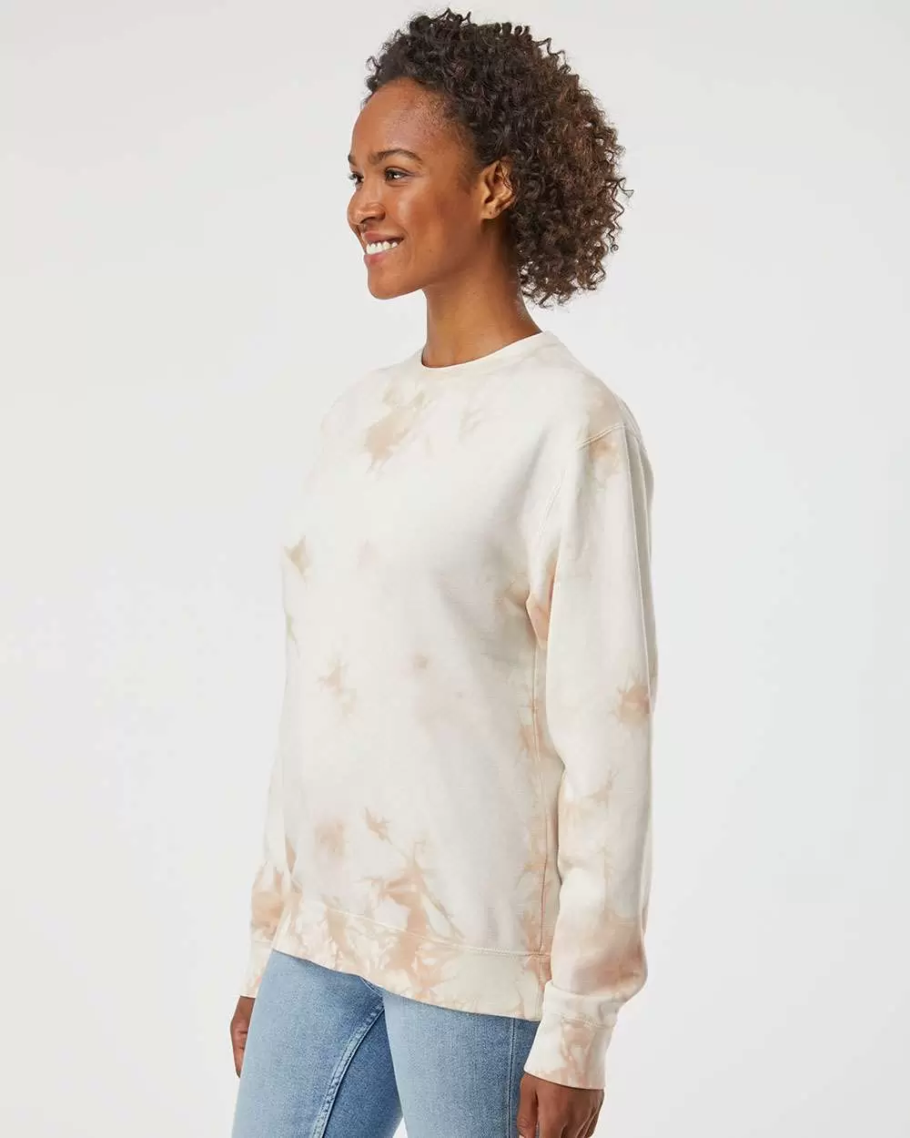 Independent Trading Co. PRM3500TD Midweight Tie-Dyed Sweatshirt SKU: PRM3500TD