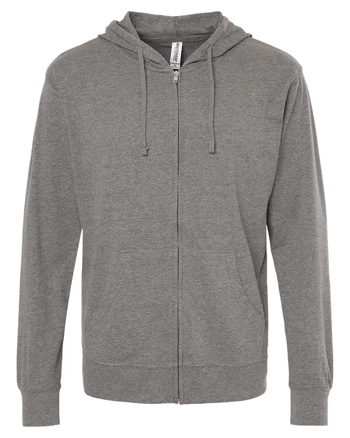 Independent Trading Co. SS150JZ Men Lightweight Full-Zip Hooded Jersey