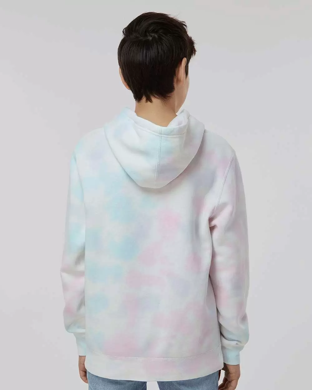 Independent Trading PRM1500TD Youth Midweight Tie-Dyed Hooded Sweatshirt SKU: PRM1500TD